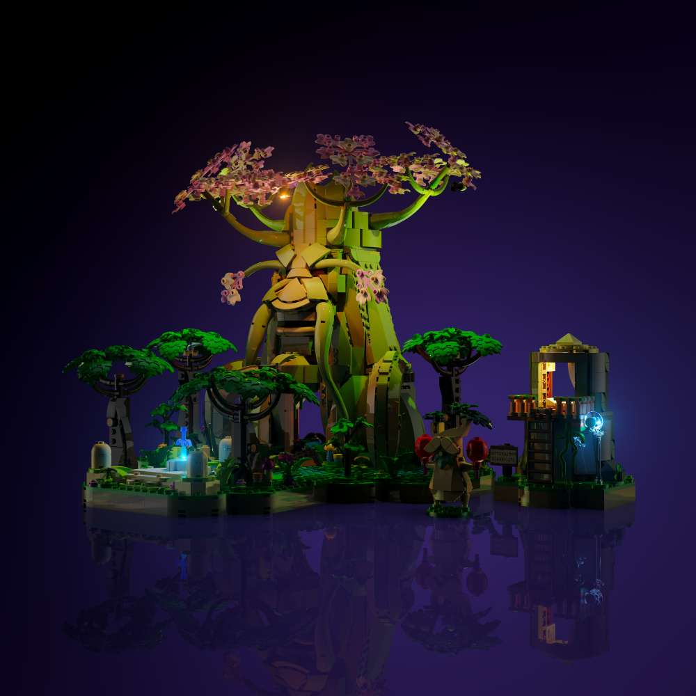 LMB 2.0 Light Kit for LEGO The Legend of Zelda Great Deku Tree 2-in-1 #77092