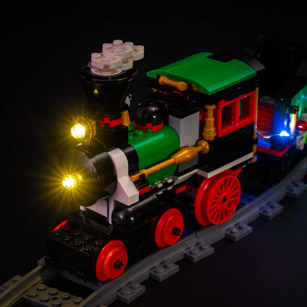 LEGO MOC Diesel Locomotive with Lights set 88005 modeled on Train