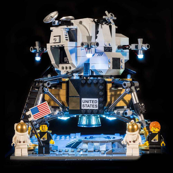 LED Lighting Kit for LEGO NASA Apollo 11 Lunar Lander 10266 – Brick Loot