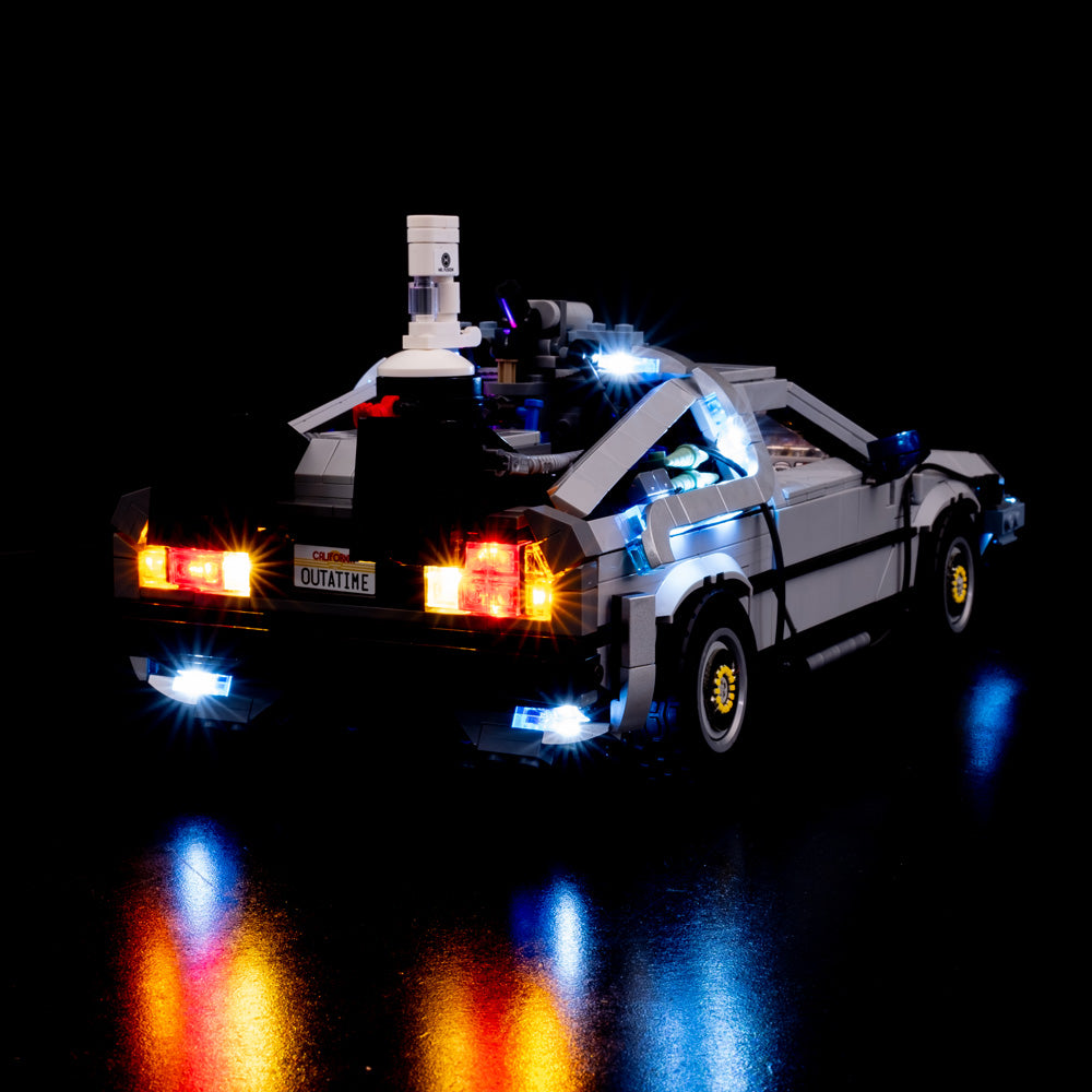 2.0 Update  We don't need no roads! LEGO DeLorean Time Machine 