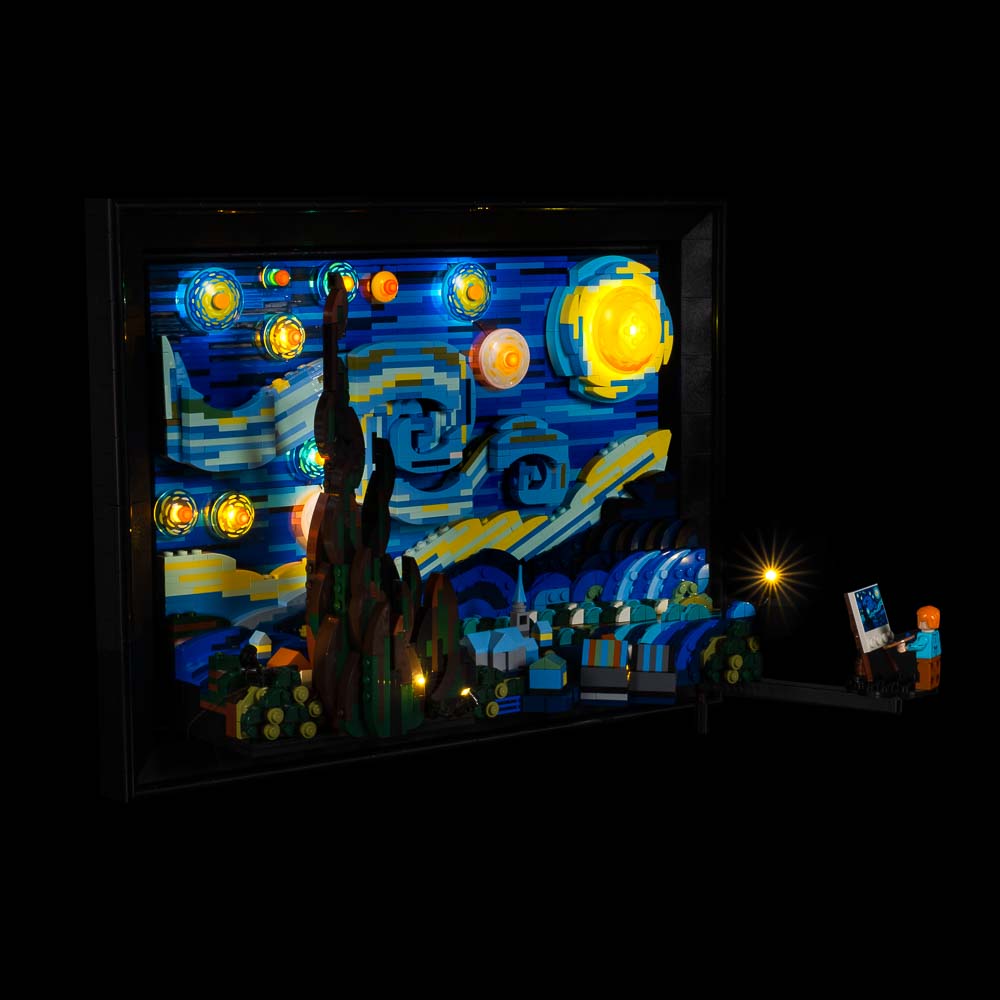 LEGO Vincent Van Gogh - The Starry Night #21333 Light Kit Light My Bricks USA