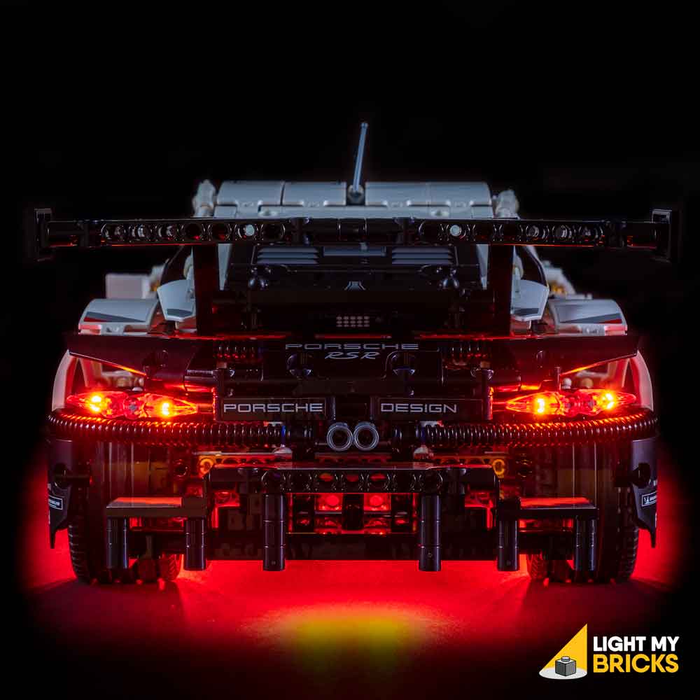 Version améliorée kit d'éclairage DEL pour 42096 LEGOs TECHNIC Porsche 911  RSR ensemble