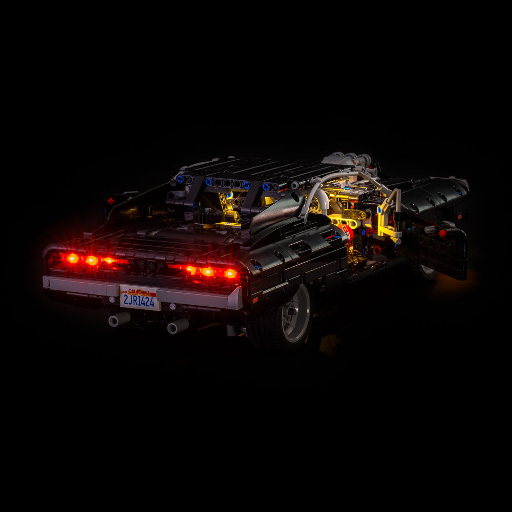 for Lego Technic Fast & Furious Dom's Dodge Charger 42111 Lighting