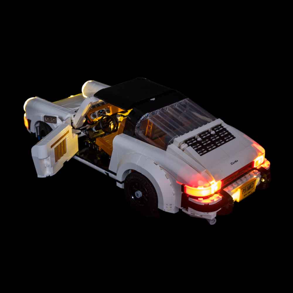 LED Light Kit for Porsche 911 Compatible with LEGO® 10295 Set