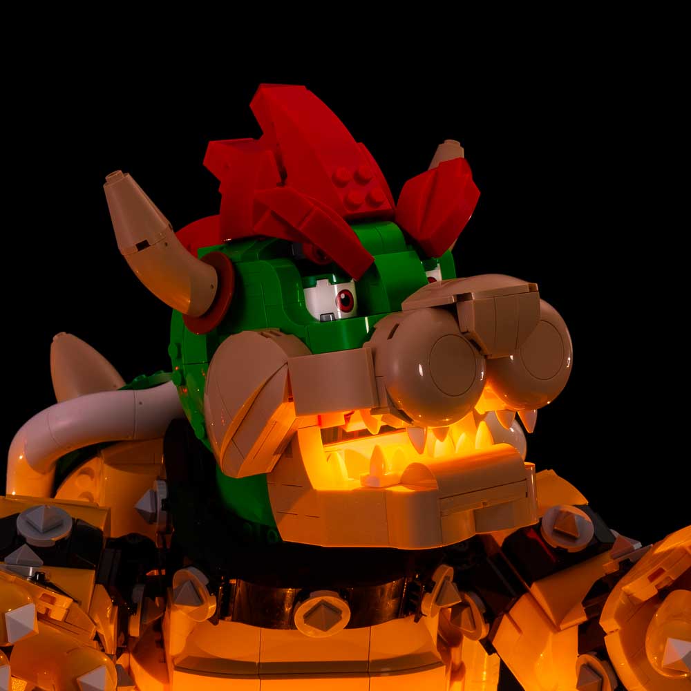 Watch as we build the biggest LEGO Super Mario Bowser ever