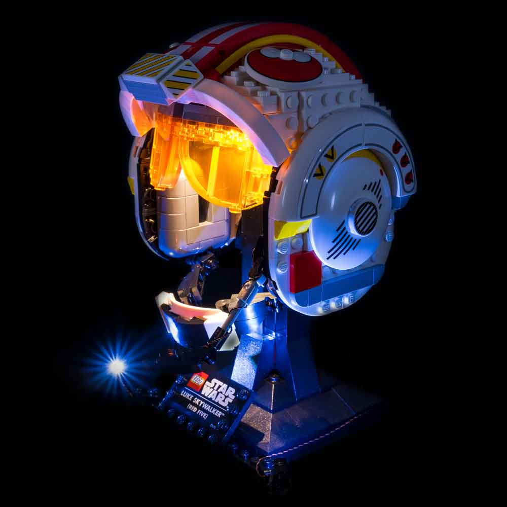 LEGO Luke Skywalker Red Five Helmet #75327 Light Kit