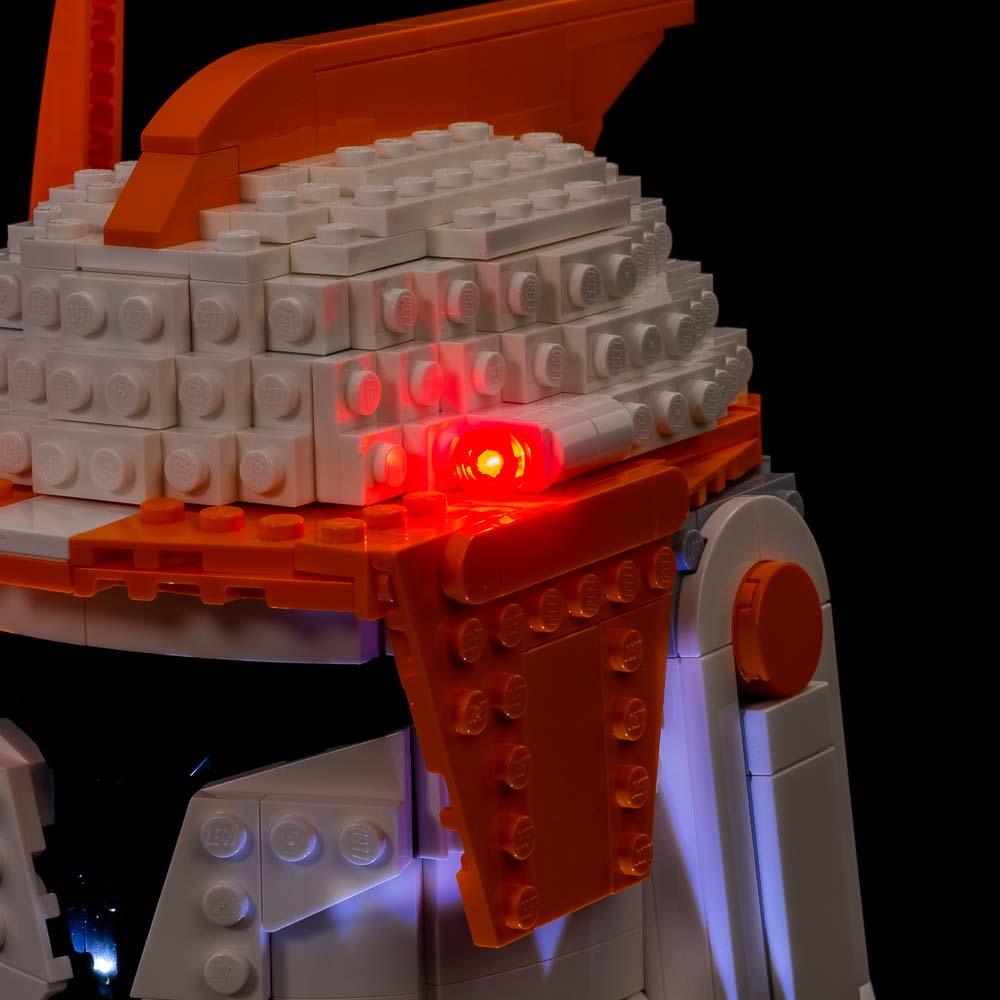 Star Wars Clone Commander Cody Helmet #75350 Light Kit – Bricks USA