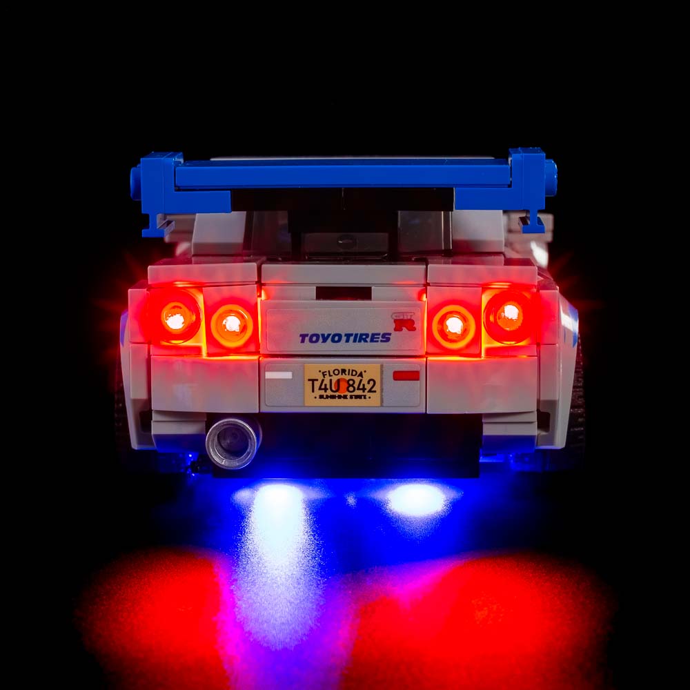 LEGO Speed Champions Nissan Skyline GT-R (R34) #76917 Light Kit – Light My  Bricks USA