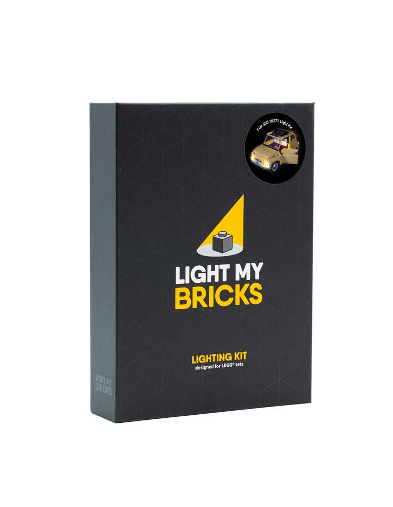 Fiat 500 #10271 Light Kit - Lego Light Kit - Light My Bricks
